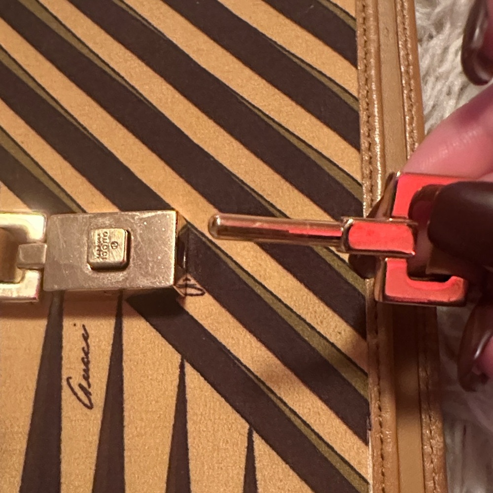 True Vintage Gucci Jackie Wallet/Agenda Authentic - Picture 3 of 10